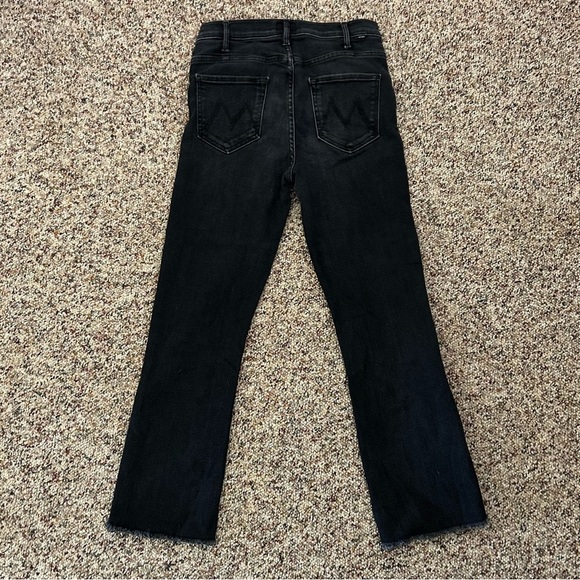 MOTHER The Hustler Ankle Fray Faded Black Jeans 29 - Picture 7 of 13